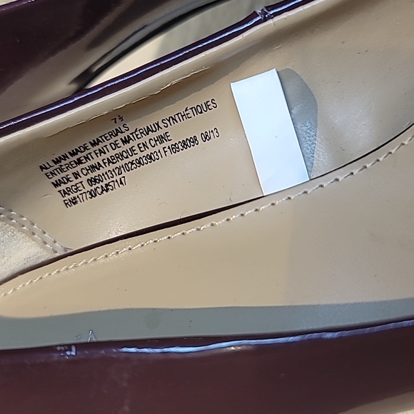 Merona patent burgundy leather heels - Picture 4 of 4